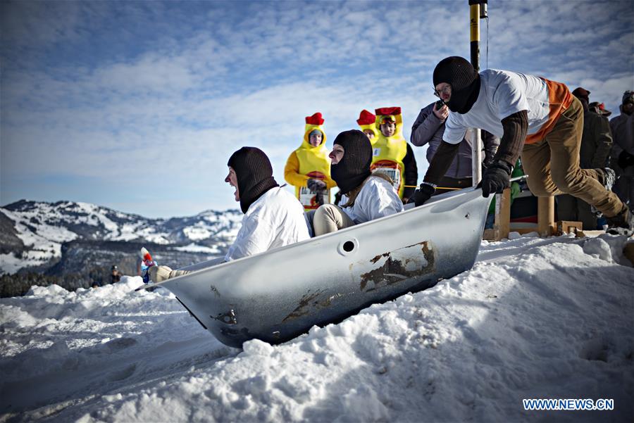 SWITZERLAND-STOOS-BATHTUB RACE