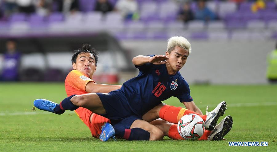 (SP)UAE-AL AIN-SOCCER-AFC ASIAN CUP 2019-CHN VS THA