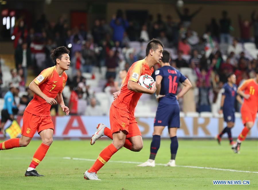 (SP)UAE-AL AIN-SOCCER-AFC ASIAN CUP 2019-CHN VS THA