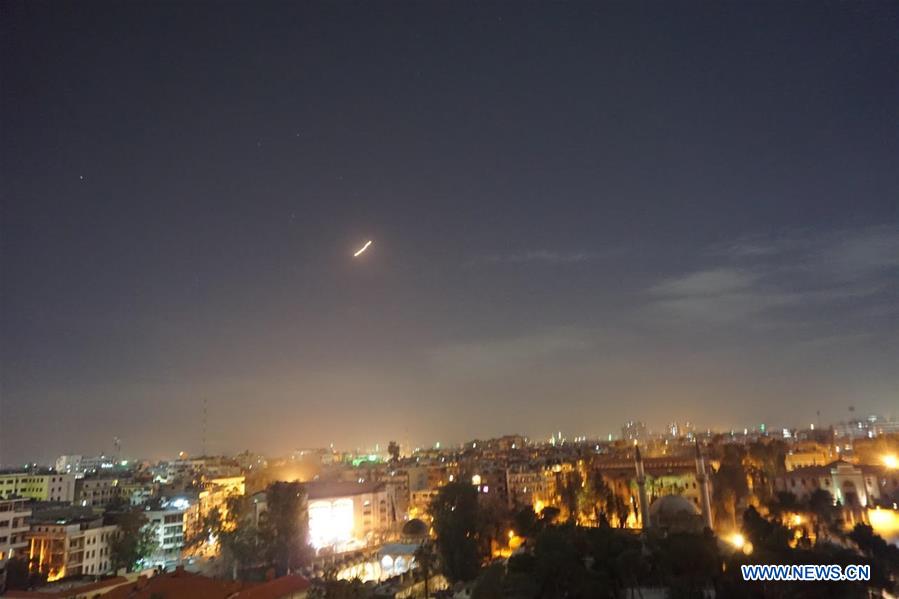 SYRIA-DAMASCUS-MISSILE