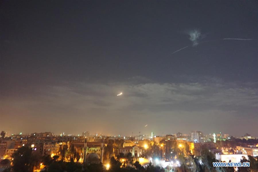 SYRIA-DAMASCUS-MISSILE