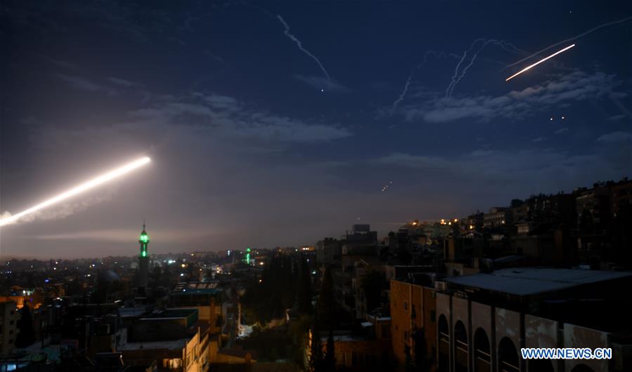 SYRIA-DAMASCUS-MISSILE