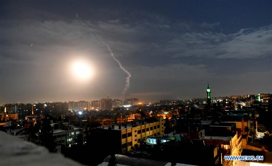 SYRIA-DAMASCUS-MISSILE