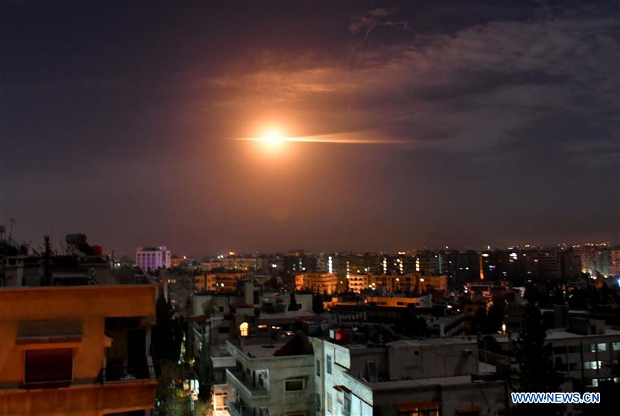 SYRIA-DAMASCUS-MISSILE