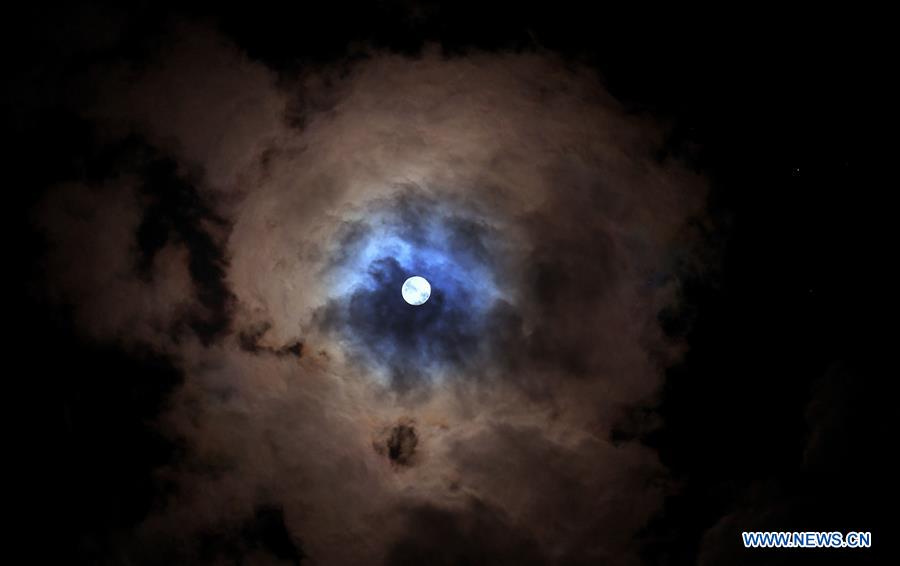 SYRIA-DAMASCUS-SUPERMOON