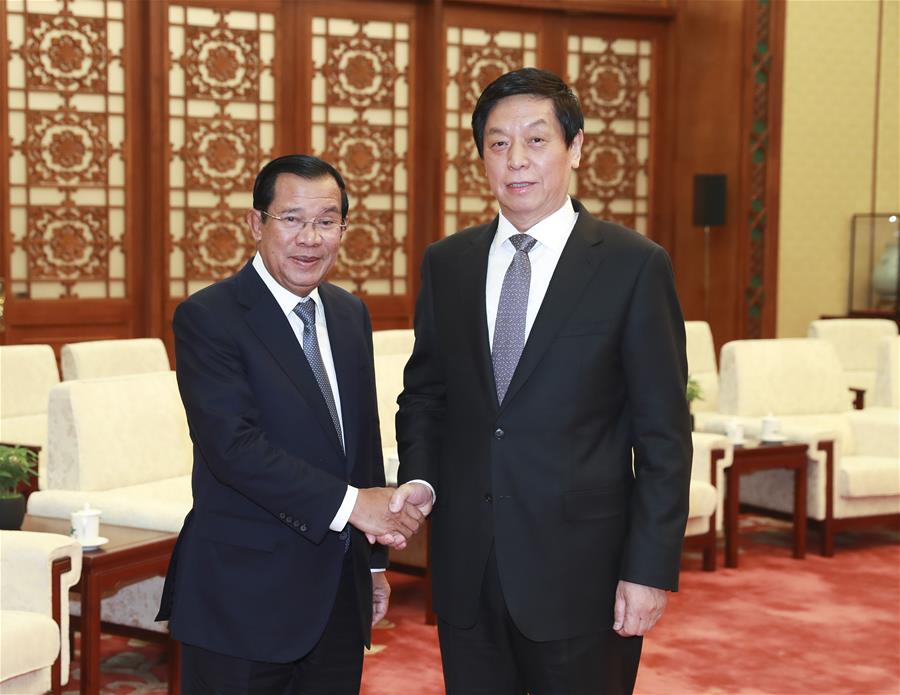 CHINA-BEIJING-LI ZHANSHU-HUN SEN-MEETING (CN)