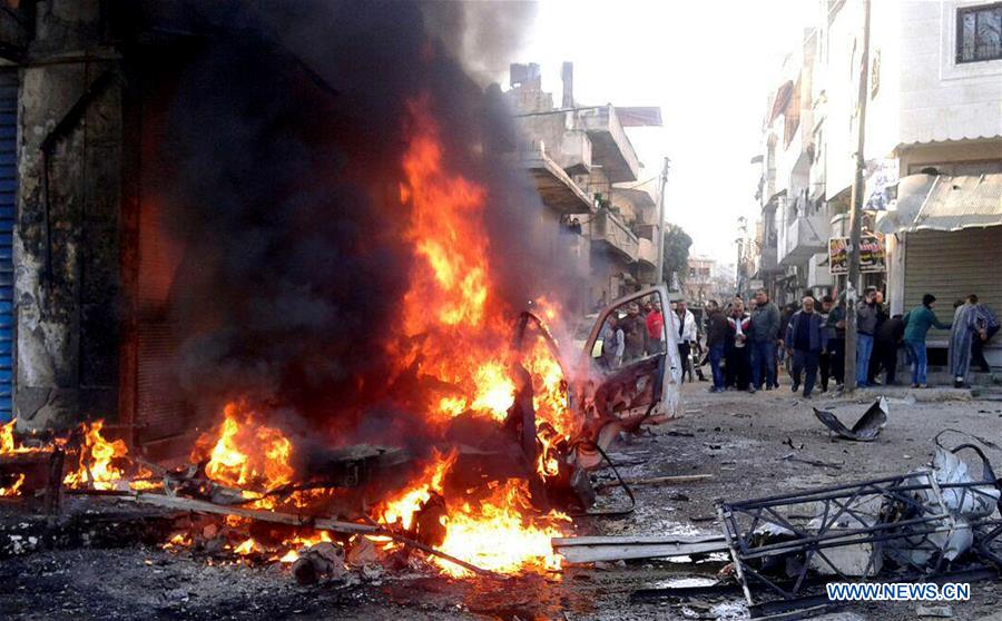 SYRIA-LATAKIA-CAR BOMB
