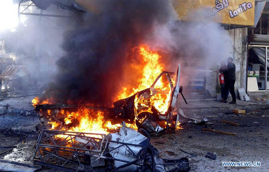 SYRIA-LATAKIA-CAR BOMB