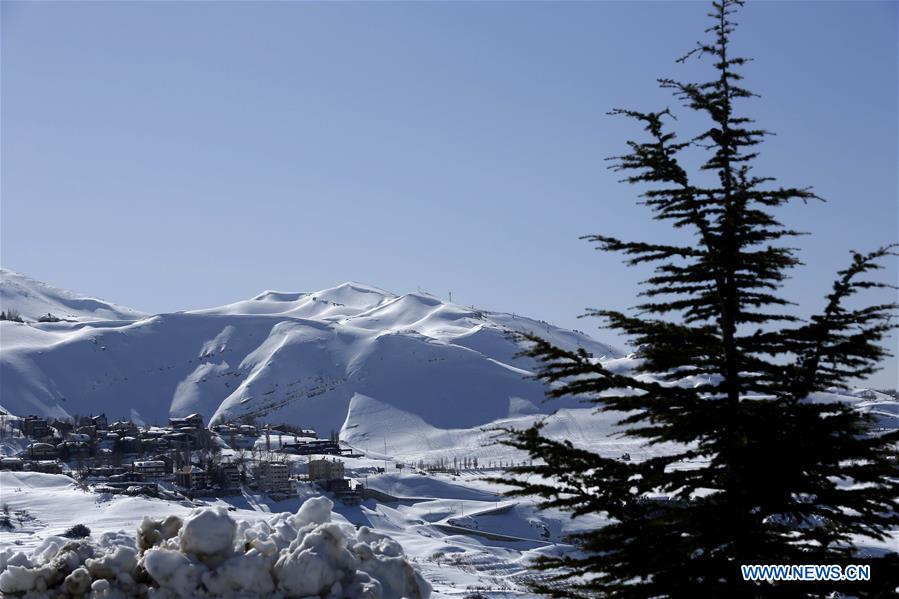 LEBANON-FARAYA-SNOW
