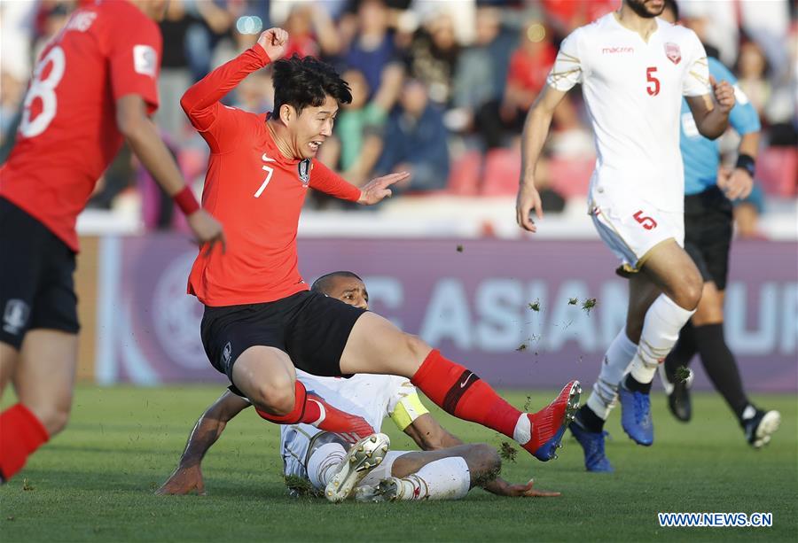(SP)UAE-DUBAI-SOCCER-AFC ASIAN CUP 2019-KOR VS BHR
