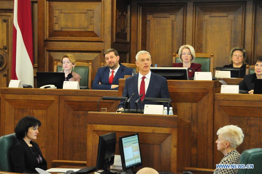 LATVIA-RIGA-COALITION GOVERNMENT-PARLIAMENT-APPROVAL