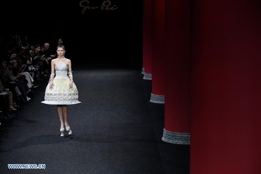 FRANCE-PARIS-FASHION WEEK-HAUTE COUTURE-GUO PEI