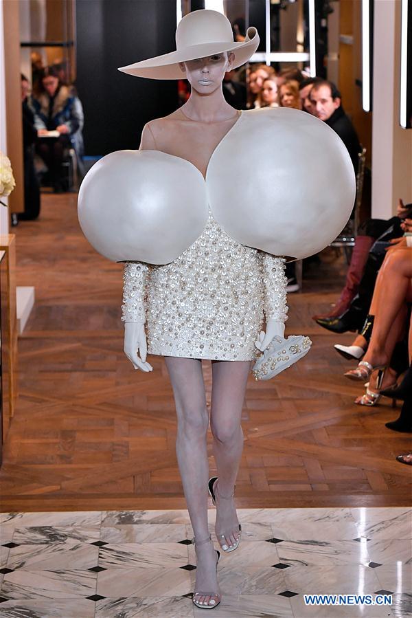 FRANCE-PARIS-FASHION WEEK-HAUTE COUTURE-BALMAIN