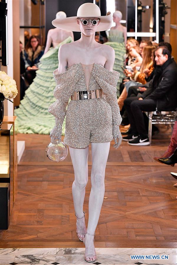 FRANCE-PARIS-FASHION WEEK-HAUTE COUTURE-BALMAIN