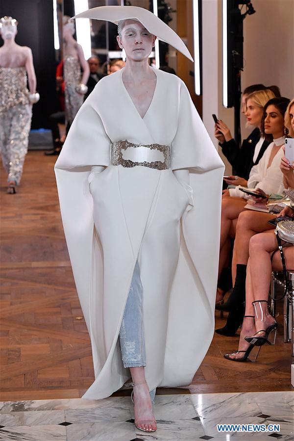 FRANCE-PARIS-FASHION WEEK-HAUTE COUTURE-BALMAIN