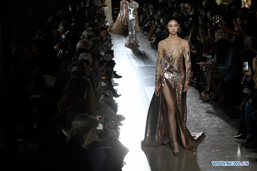 FRANCE-PARIS-FASHION WEEK-HAUTE COUTURE-ELIE SAAB