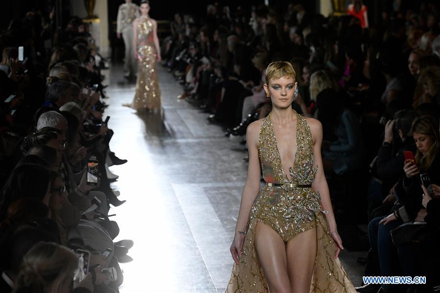 FRANCE-PARIS-FASHION WEEK-HAUTE COUTURE-ELIE SAAB