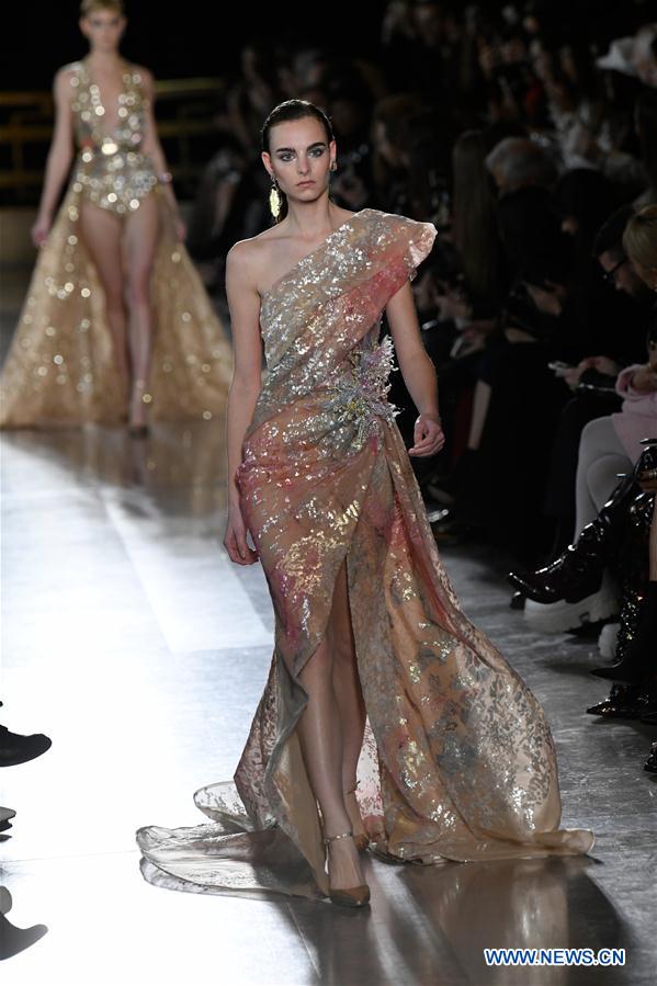FRANCE-PARIS-FASHION WEEK-HAUTE COUTURE-ELIE SAAB