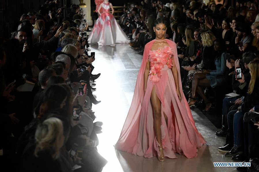 FRANCE-PARIS-FASHION WEEK-HAUTE COUTURE-ELIE SAAB