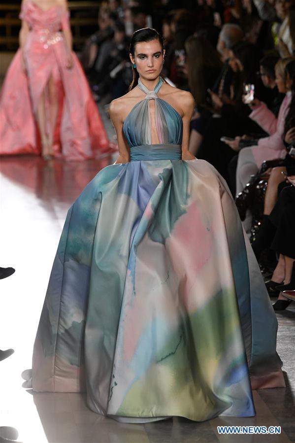 FRANCE-PARIS-FASHION WEEK-HAUTE COUTURE-ELIE SAAB