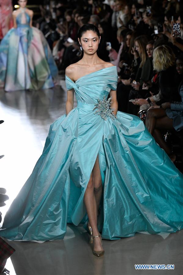 FRANCE-PARIS-FASHION WEEK-HAUTE COUTURE-ELIE SAAB