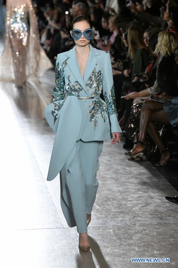 FRANCE-PARIS-FASHION WEEK-HAUTE COUTURE-ELIE SAAB