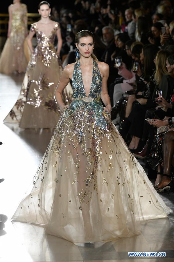 FRANCE-PARIS-FASHION WEEK-HAUTE COUTURE-ELIE SAAB