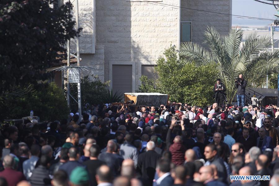 ISRAEL-BAQA AL GHARBIYYE-FUNERAL
