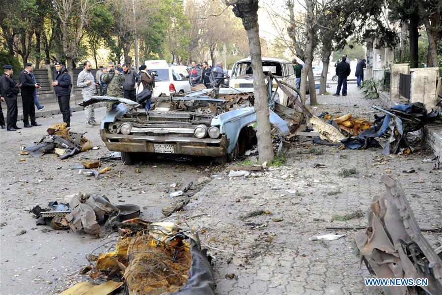SYRIA-DAMASCUS-EXPLOSION