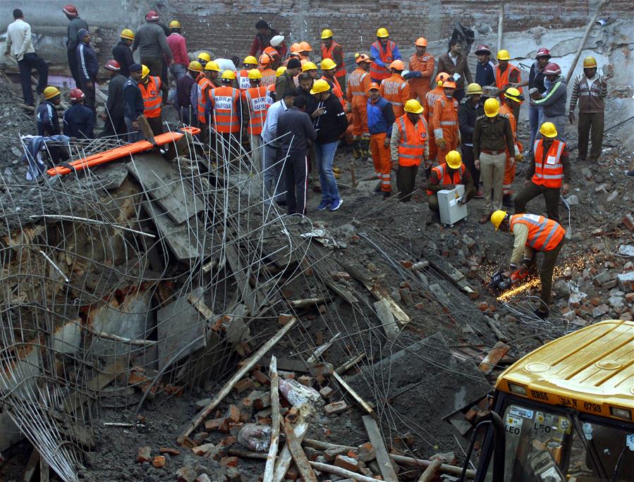 INDIA-HARYANA-BUILDING COLLAPSE