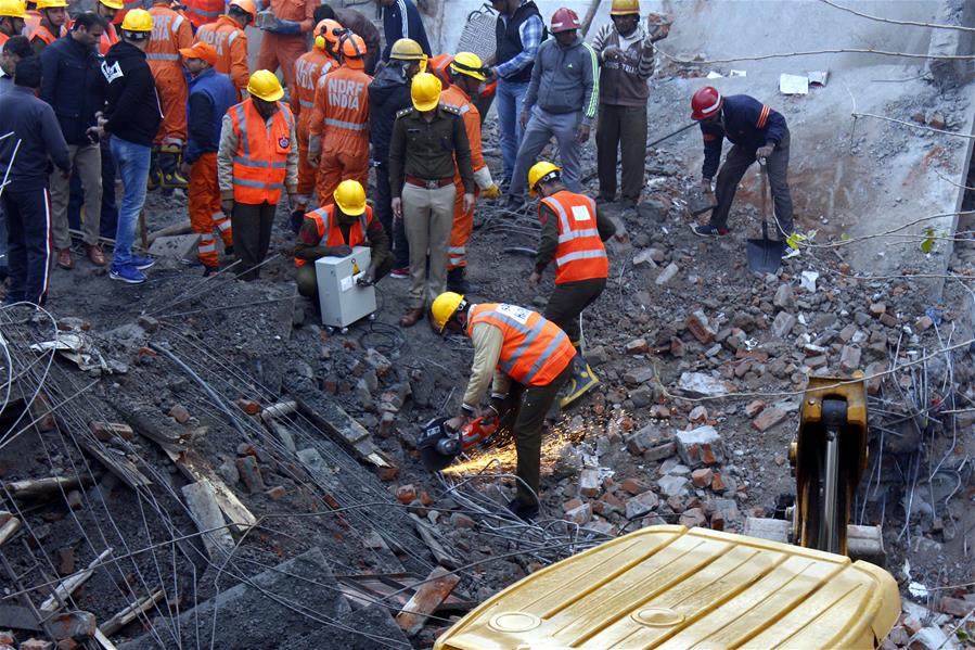 INDIA-HARYANA-BUILDING COLLAPSE