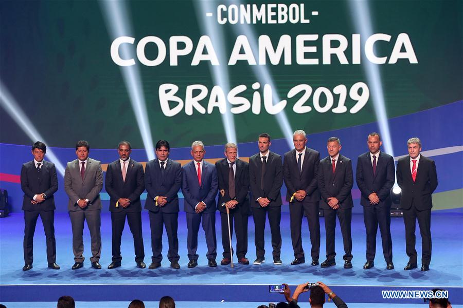 (SP)BRAZIL-RIO DE JANEIRO-CONMEBOL-COPA AMERICA 2019-DRAW