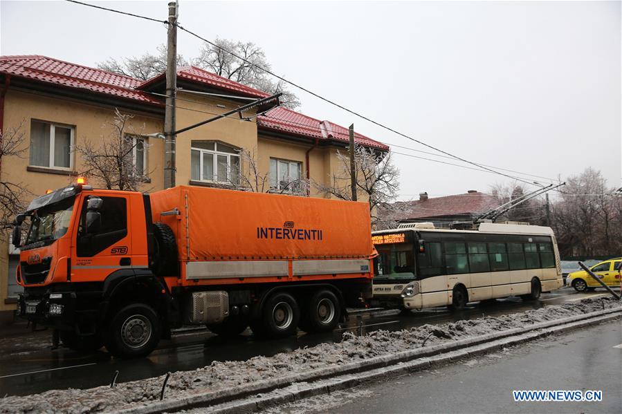 ROMANIA-WEATHER-ORANGE ALERT