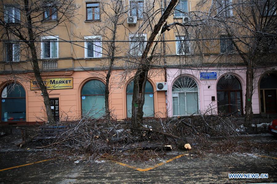 ROMANIA-WEATHER-ORANGE ALERT