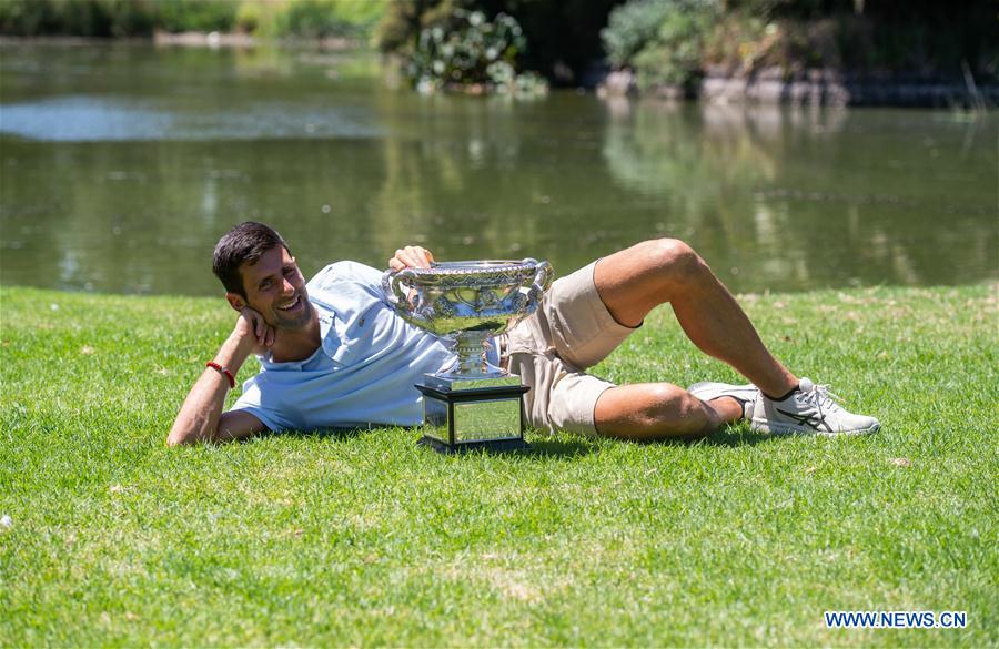 (SP)AUSTRALIA-MELBOURNE-TENNIS-AUSTRALIAN OPEN-TROPHY