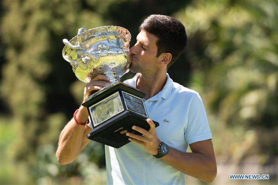 (SP)AUSTRALIA-MELBOURNE-TENNIS-AUSTRALIAN OPEN-TROPHY