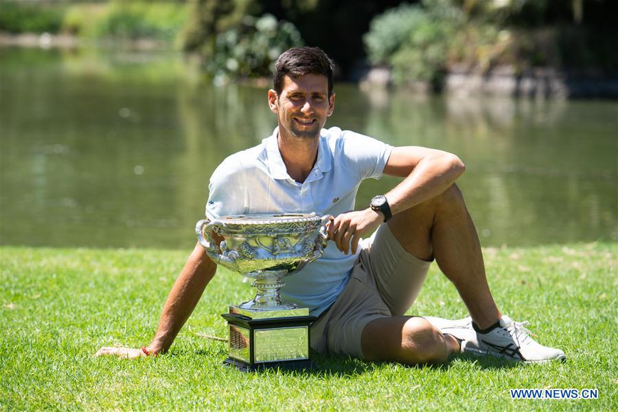 (SP)AUSTRALIA-MELBOURNE-TENNIS-AUSTRALIAN OPEN-TROPHY