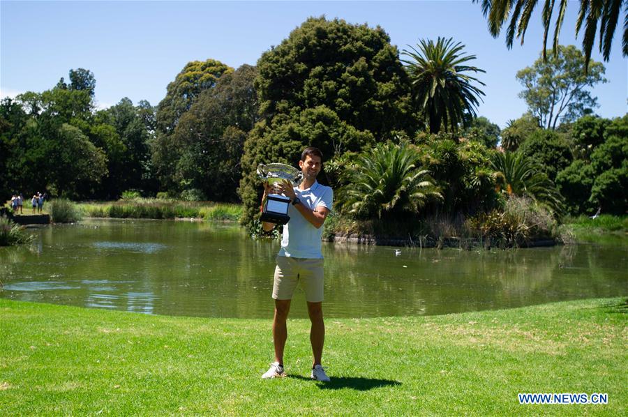 (SP)AUSTRALIA-MELBOURNE-TENNIS-AUSTRALIAN OPEN-TROPHY