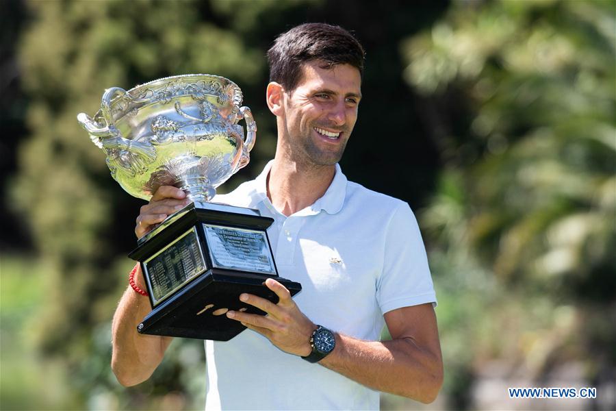 (SP)AUSTRALIA-MELBOURNE-TENNIS-AUSTRALIAN OPEN-TROPHY