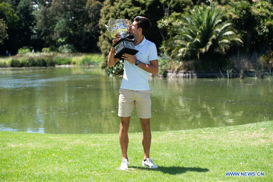 (SP)AUSTRALIA-MELBOURNE-TENNIS-AUSTRALIAN OPEN-TROPHY