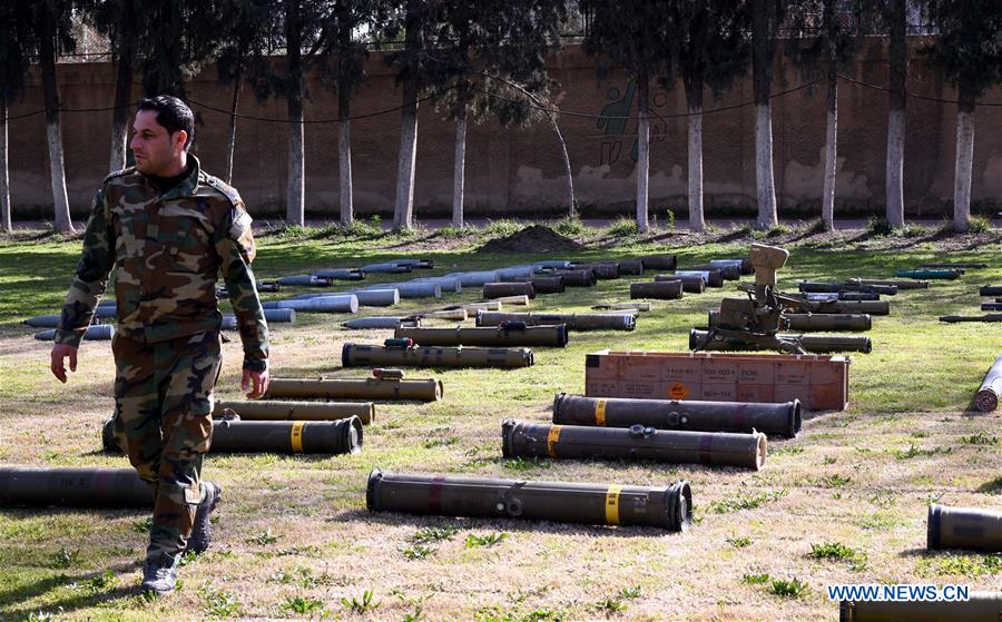 SYRIA-DAMASCUS-CONFISCATED-WEAPONS