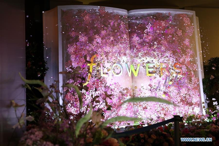 JAPAN-TOKYO-DIGITAL ART-FLOWERS