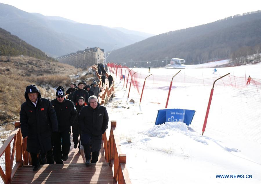 (SP)CHINA-BEIJING OLYMPIC WINTER GAMES-IOC PRESIDENT-VISIT