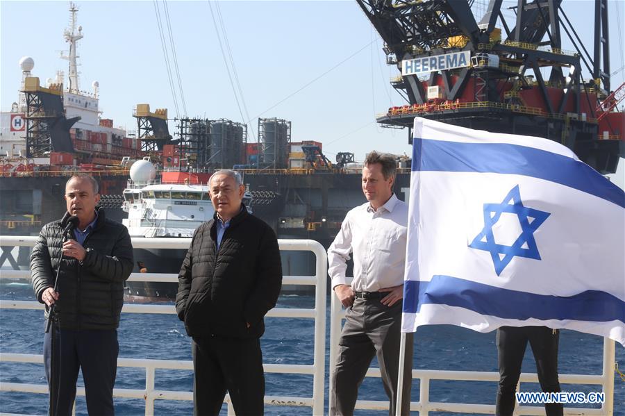 ISRAEL-LEVIATHAN GAS PLATFORM