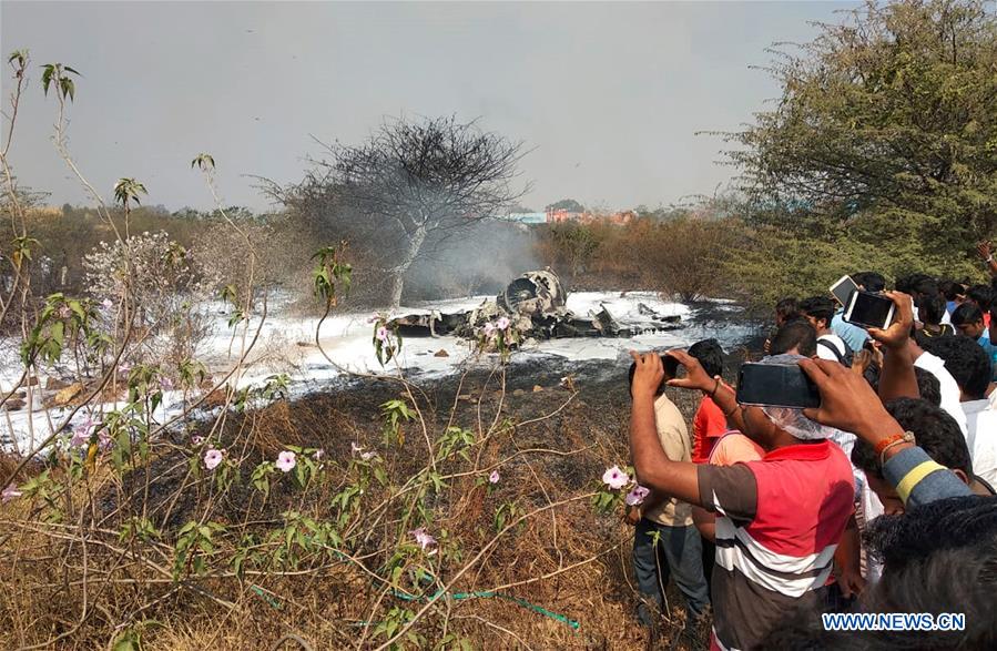 INDIA-KARNATAKA-IAF FIGHTER AIRCRAFT CRASH
