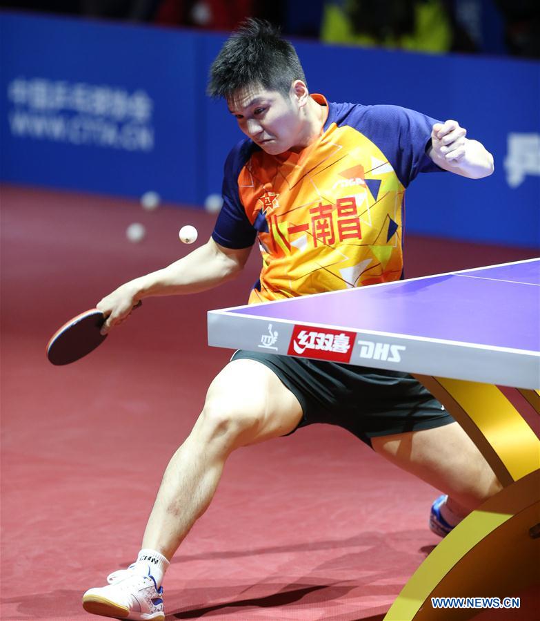 (SP)CHINA-BEIJING-TABLE TENNIS-CTTSL-MEN'S SEMIFINAL-BAYI VS TIANJIN