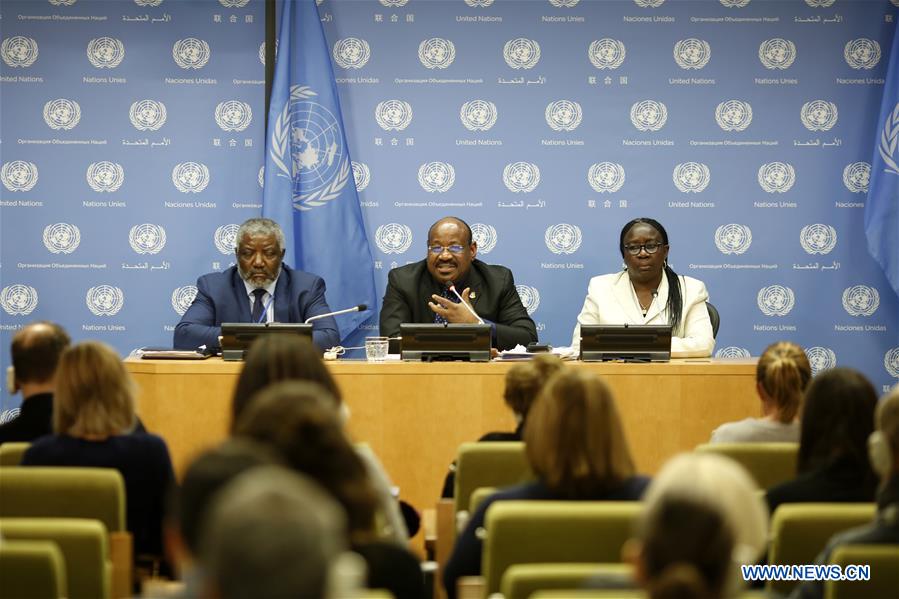 UN-SECURITY COUNCIL-EQUATORIAL GUINEA-PRESS CONFERENCE