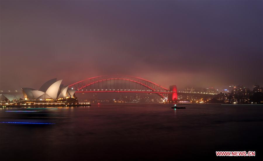 AUSTRALIA-SYDNEY-BRIDGE-CHINESE NEW YEAR-CELEBRATION