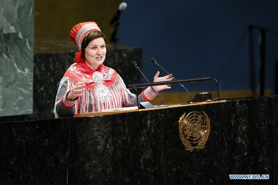 UN-GENERAL ASSEMBLY-INT'L YEAR OF INDIGENOUS LANGUAGES-LAUNCH