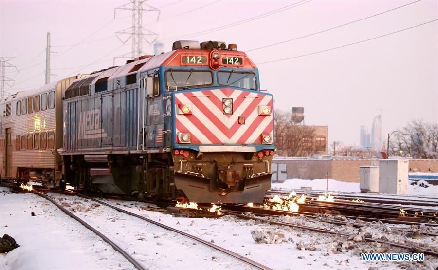 Chicago train tracks set on fire to ensure safety running Xinhua